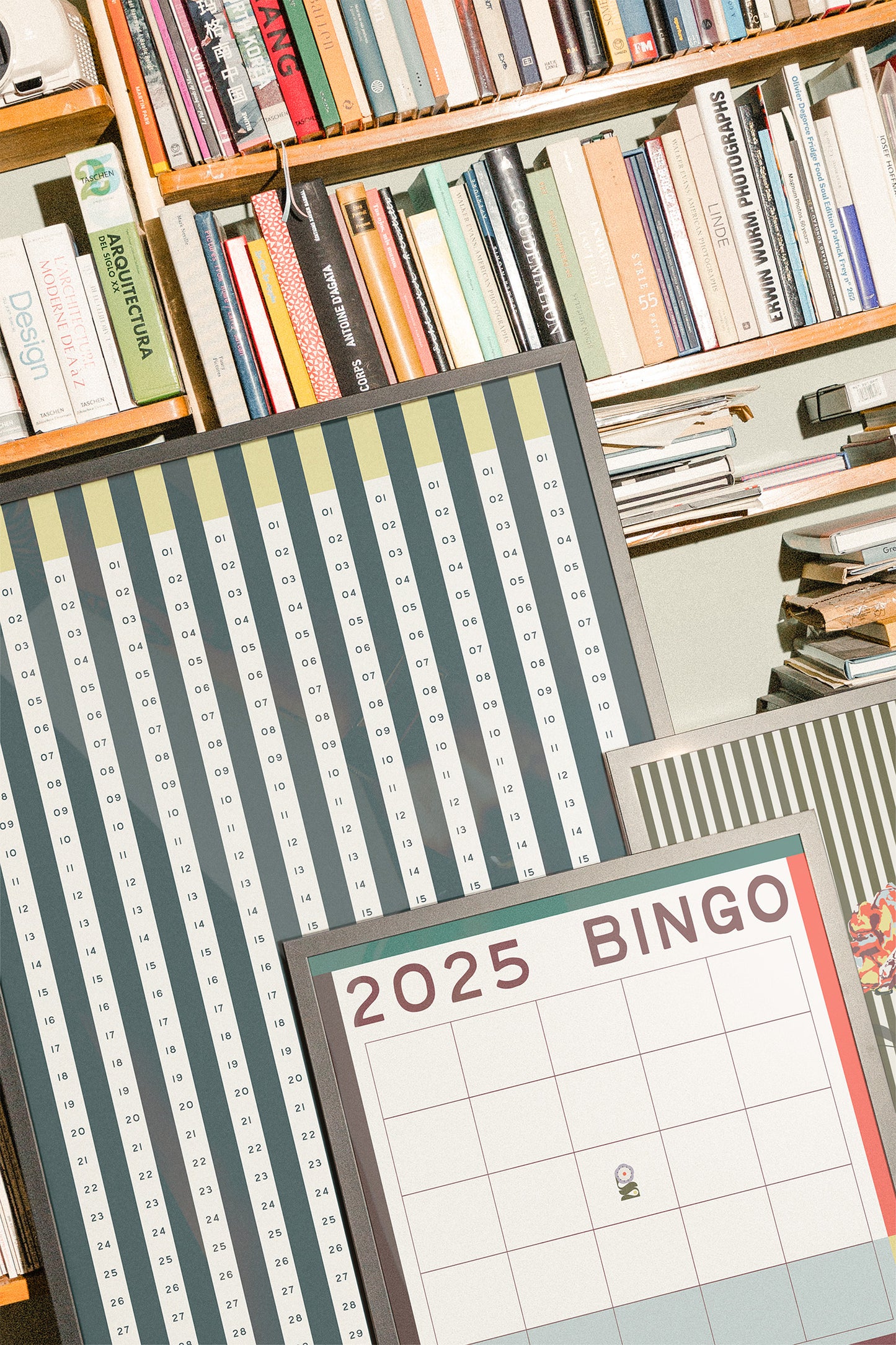 2025 Vision Board Bingo Poster – Your Year, Your Rules