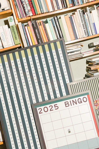 2025 Vision Board Bingo Poster – Your Year, Your Rules