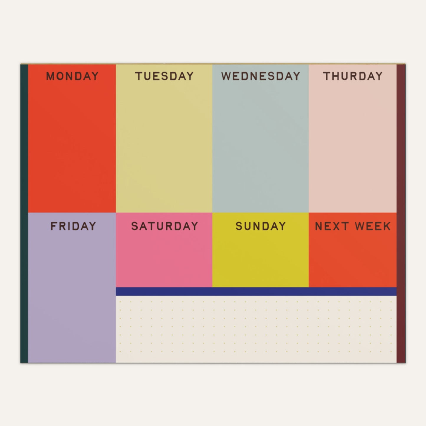 Blocked Out - The Weekly Planner Notepad