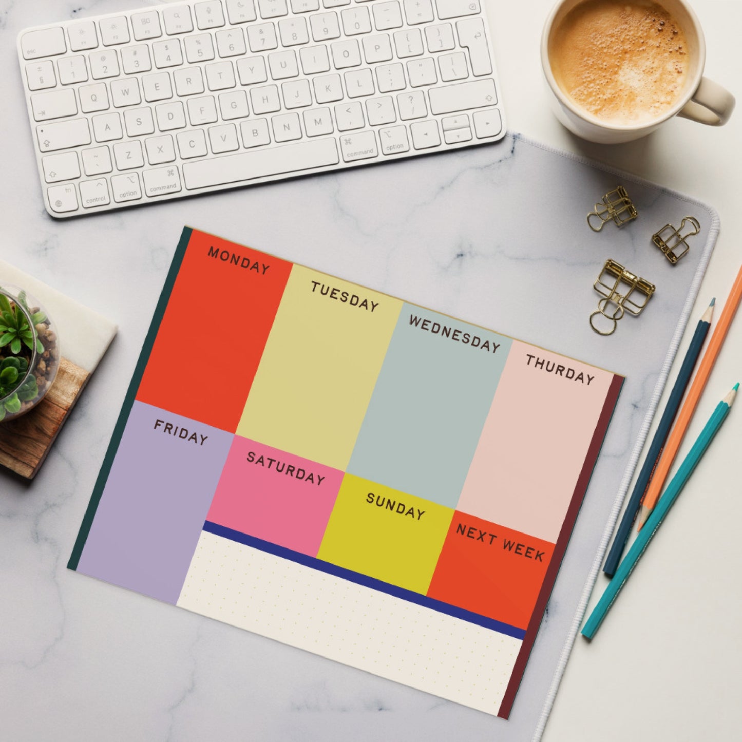 Blocked Out - The Weekly Planner Notepad