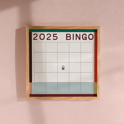 2025 Vision Board Bingo Poster – Your Year, Your Rules